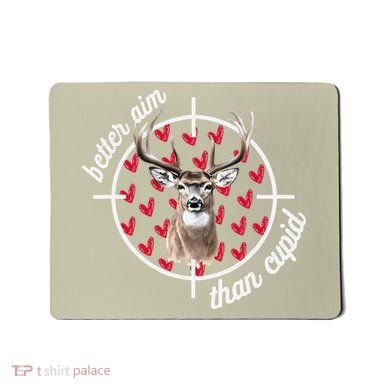 Boy Valentines Bucked Better Aim Than Cupid Deer Hunting Mousepad