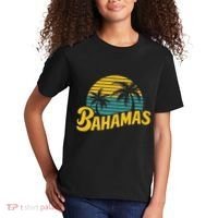 Bahamas Vacation Beach Palm Retro Tropical Kids T-Shirt thumb 2