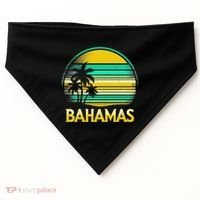 Bahamas Vacation Beach USA-Made Doggie Bandana thumb 0