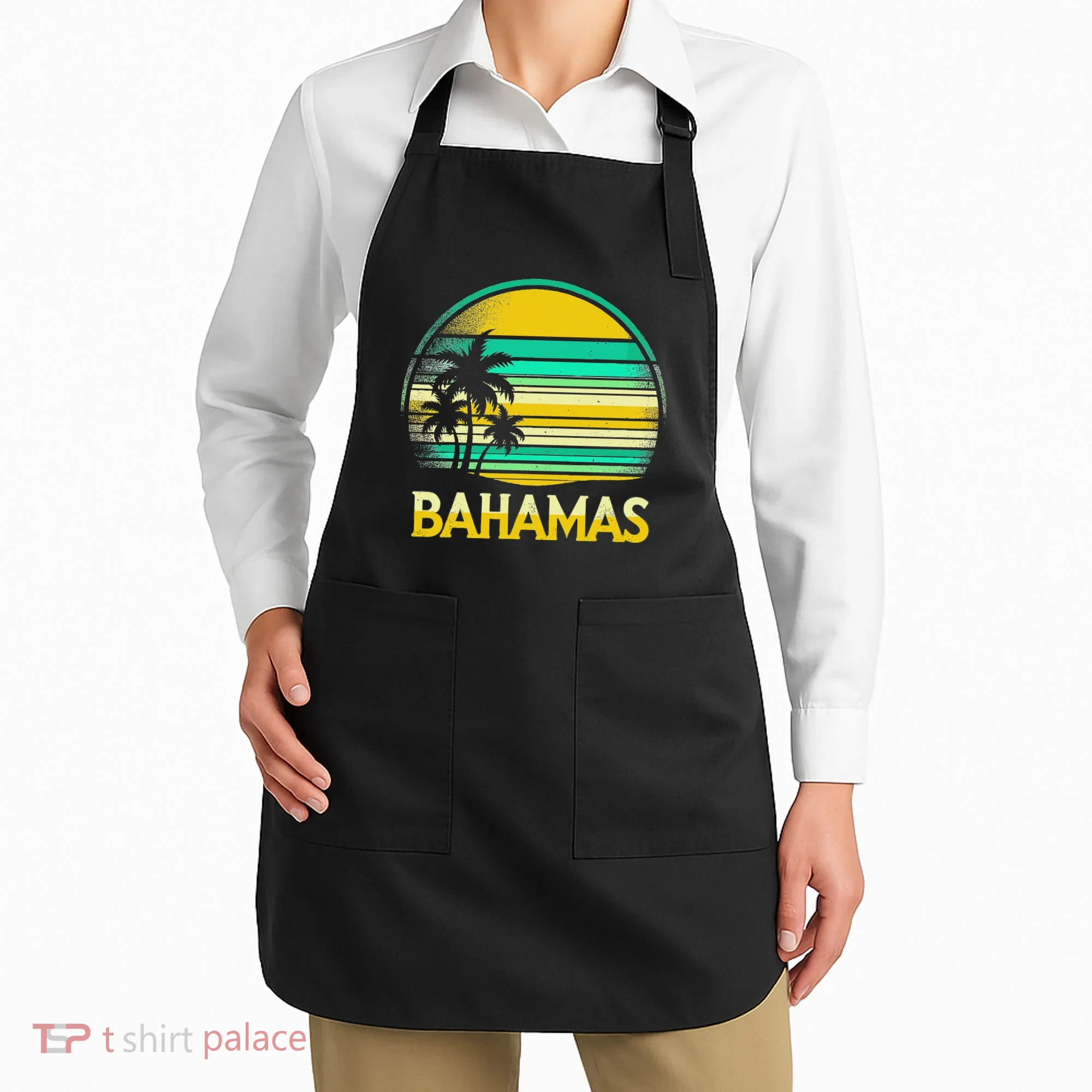 Bahamas Vacation Beach Apron