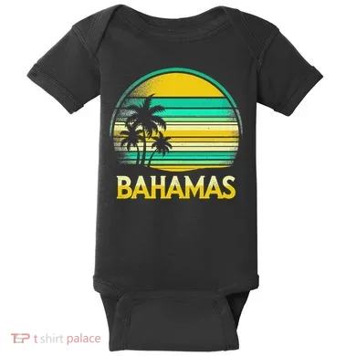 Bahamas Vacation Beach Baby Bodysuit