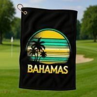 Bahamas Vacation Beach Golf Towel thumb 1