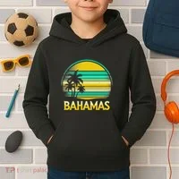 Bahamas Vacation Beach Kids Hoodie thumb 2