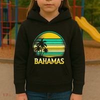 Bahamas Vacation Beach Kids Hoodie thumb 3