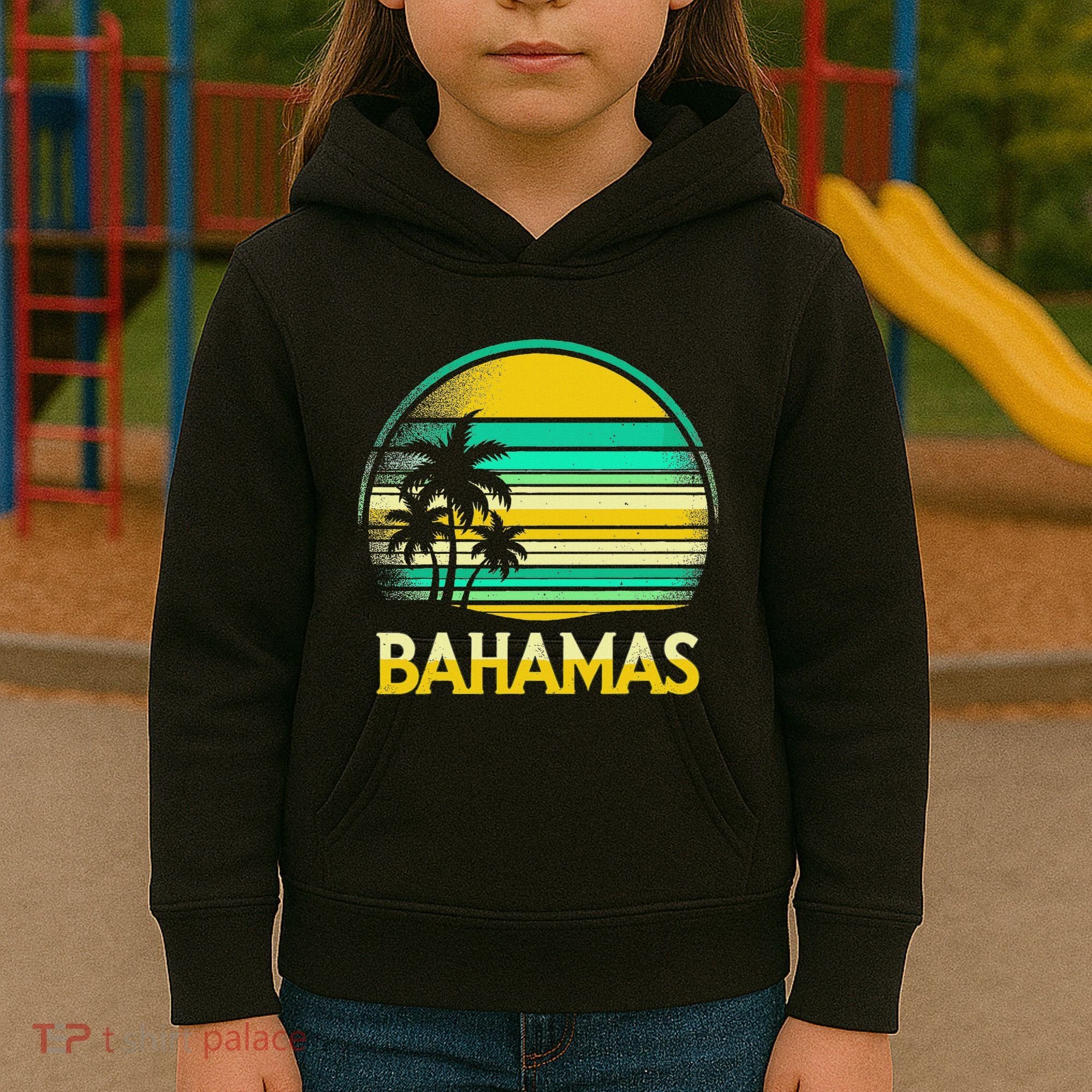 Bahamas Vacation Beach Kids Hoodie