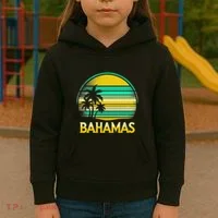 Bahamas Vacation Beach Kids Hoodie thumb 3