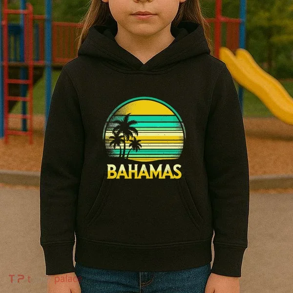 Bahamas Vacation Beach Kids Hoodie