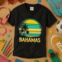 Bahamas Vacation Beach Kids T-Shirt thumb 3