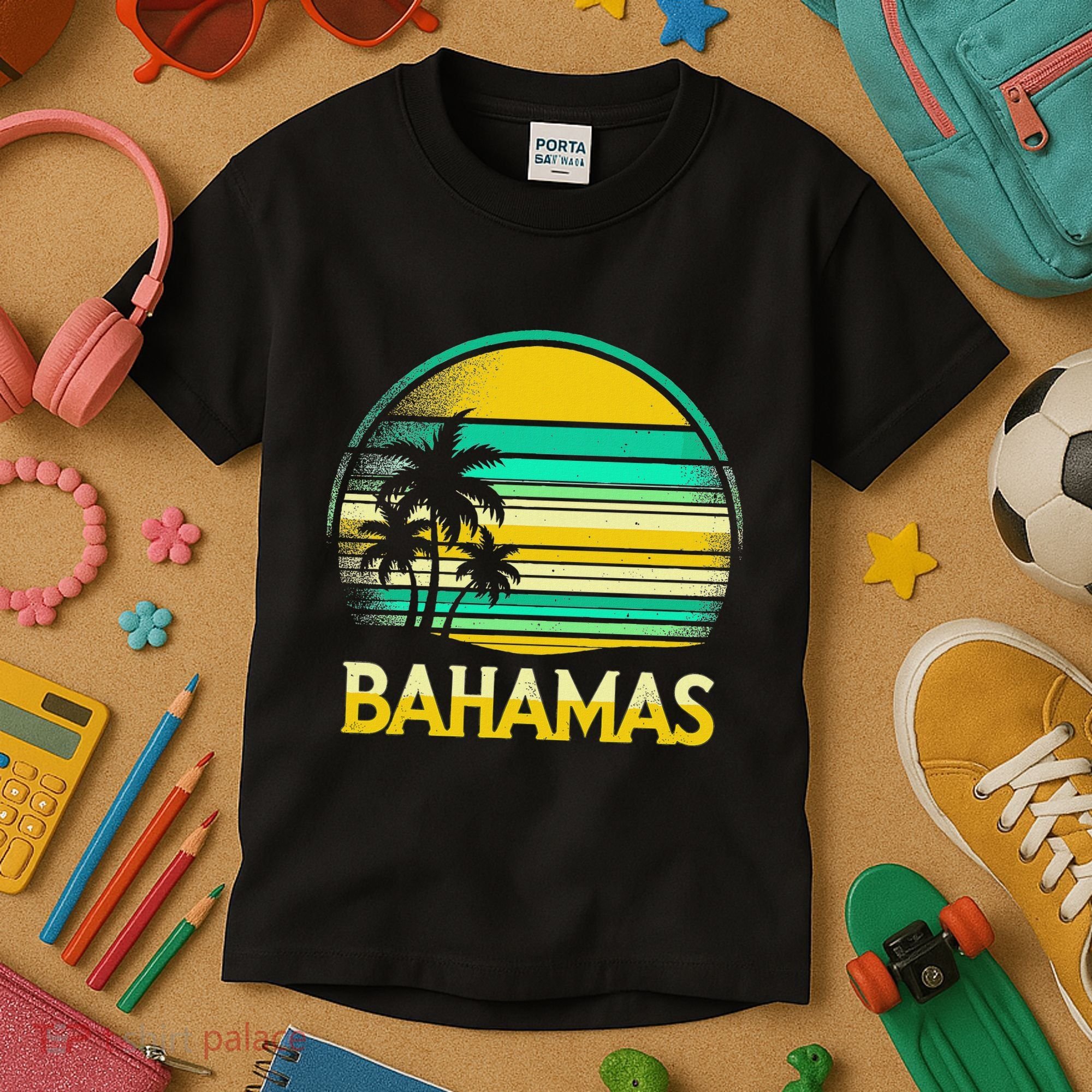 Bahamas Vacation Beach Kids T-Shirt