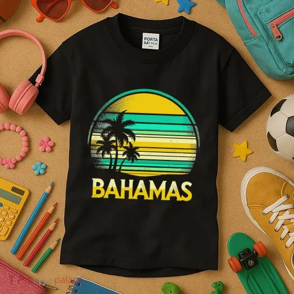 Bahamas Vacation Beach Kids T-Shirt
