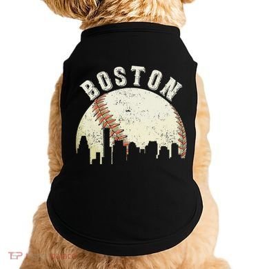 Boston Vintage Baseball Distressed Doggie Tank