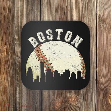 Boston Vintage Baseball Distressed Coaster