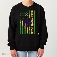Best Vovô Brazil American Flag Women's Sweatshirt thumb 0