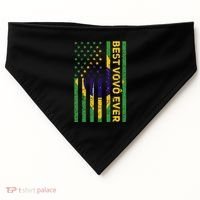 Best Vovô Brazil American Flag USA-Made Doggie Bandana thumb 0
