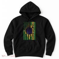 Best Vovô Brazil American Flag Hoodie thumb 0