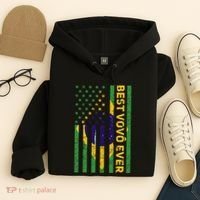 Best Vovô Brazil American Flag Hoodie thumb 4
