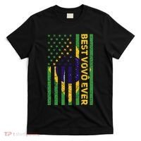Best Vovô Brazil American Flag T-Shirt thumb 0