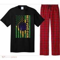 Best Vovô Brazil American Flag Pajama Set thumb 0