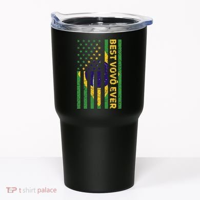 Best Vovô Brazil American Flag Tumbler