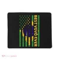 Best Vovô Brazil American Flag Mousepad thumb 0