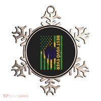 Best Vovô Brazil American Flag Ornament thumb 0