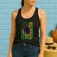 Best Vovô Brazil American Flag Women's Tank Top thumb 2
