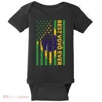 Best Vovô Brazil American Flag Baby Bodysuit thumb 0