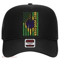 Best Vovô Brazil American Flag Hat thumb 0