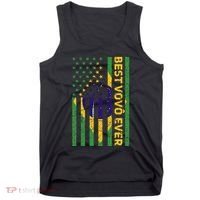 Best Vovô Brazil American Flag Tank Top thumb 0