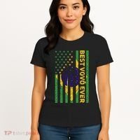 Best Vovô Brazil American Flag Women's T-Shirt thumb 4