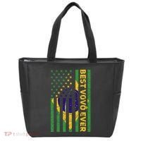 Best Vovô Brazil American Flag Tote Bag thumb 0
