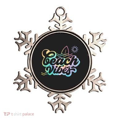 Beach Vibes Colorful Ocean Ornament