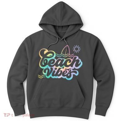 Beach Vibes Colorful Ocean Hoodie