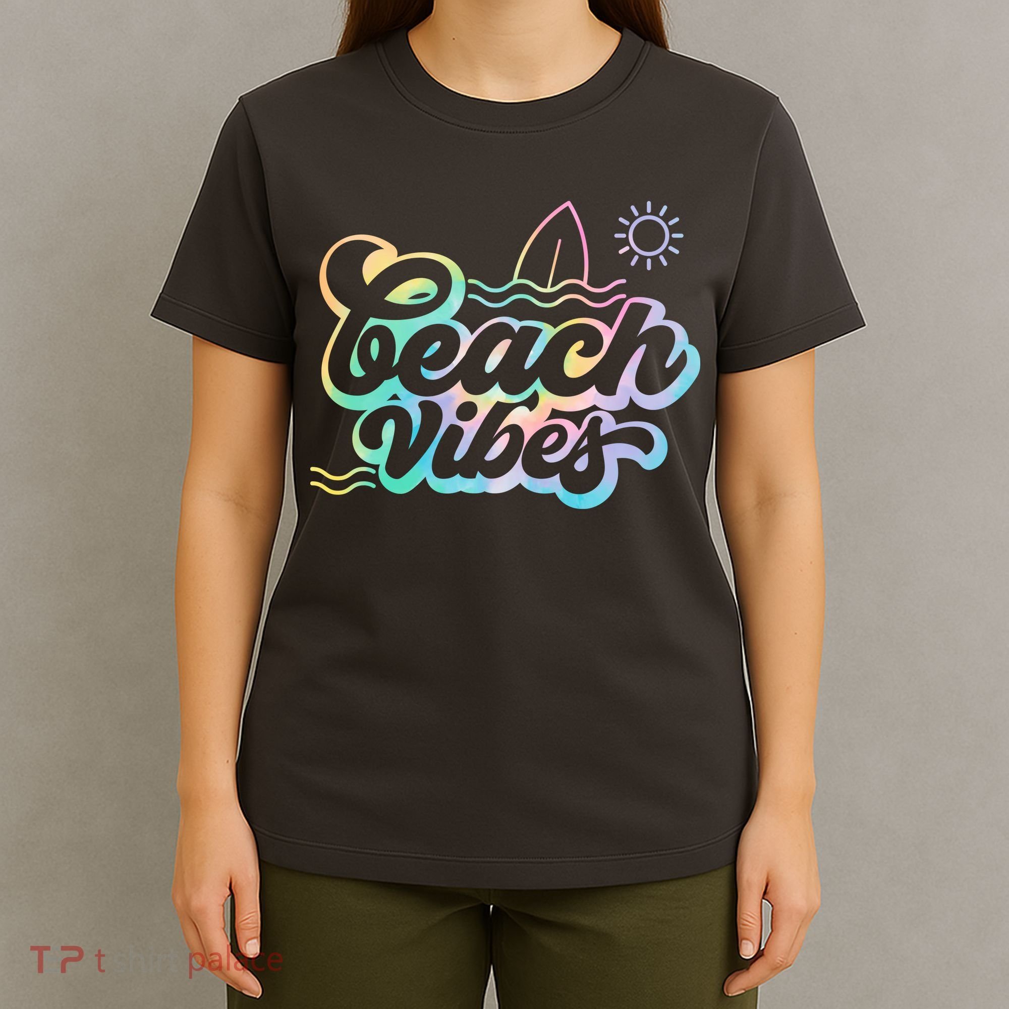 Beach Vibes Colorful Ocean T-Shirt
