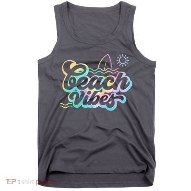 Beach Vibes Colorful Ocean Tank Top