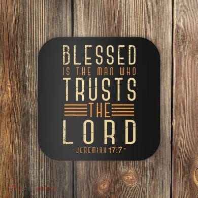 Bible Verse Christian God Savior Devo Men Gift Jesus Coaster