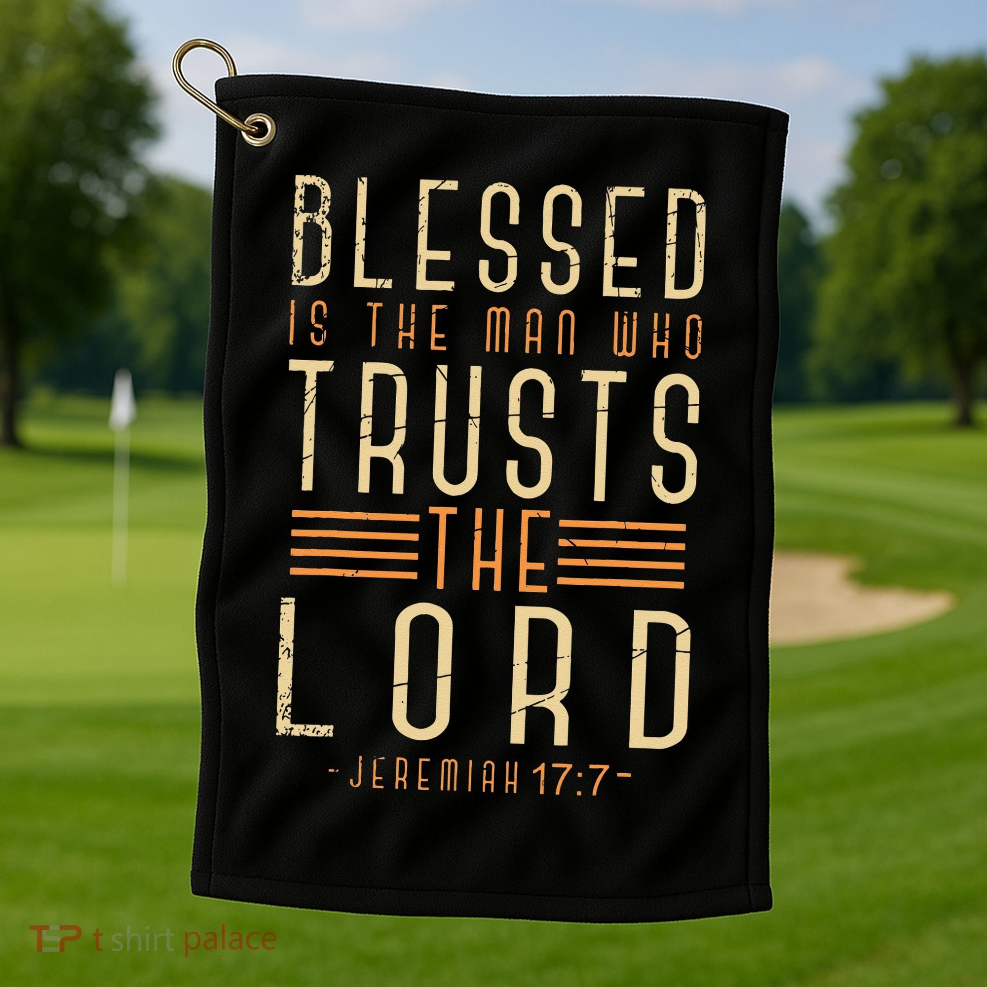 Bible Verse Christian God Savior Devo Men Gift Jesus Golf Towel