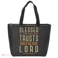 Bible Verse Christian God Savior Devo Men Gift Jesus Tote Bag thumb 0