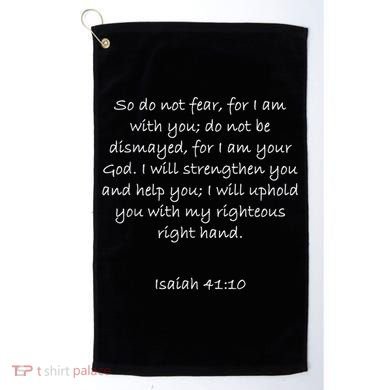 Bible Verse Christian Golf Towel