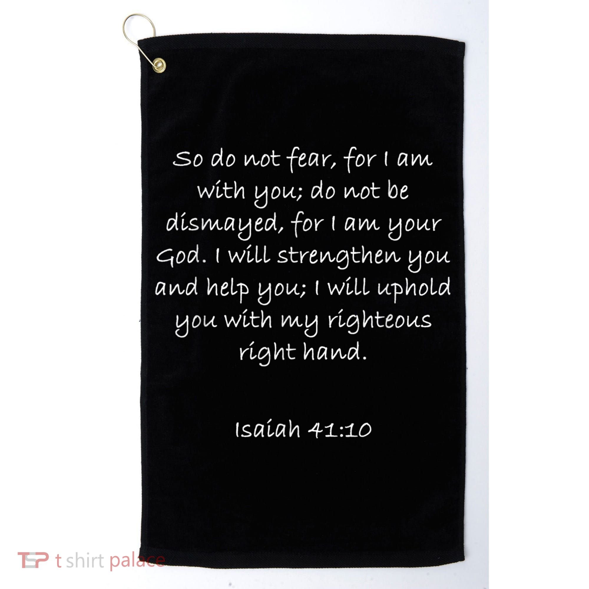 Bible Verse Christian Golf Towel