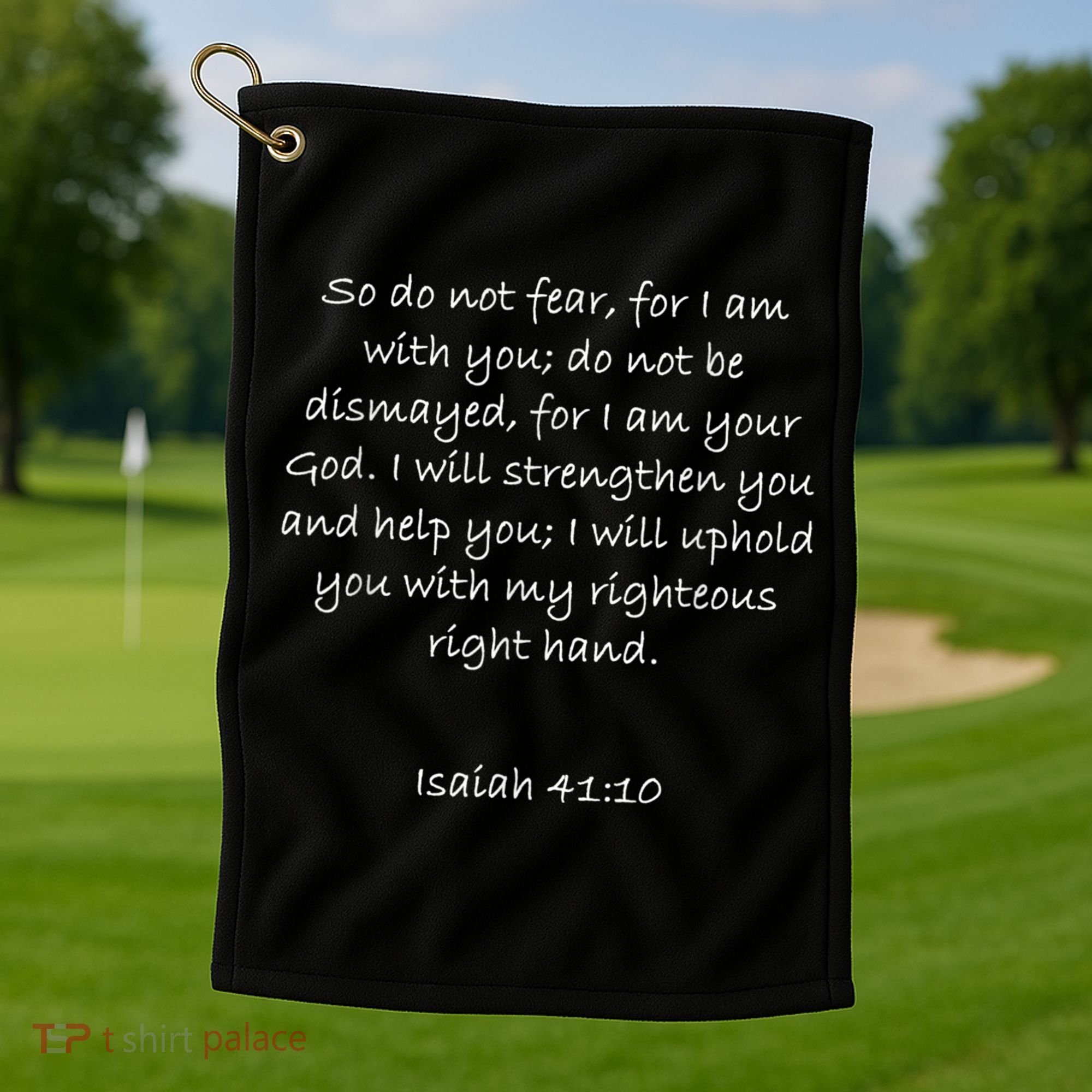 Bible Verse Christian Golf Towel