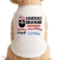 Beard vet coffee happy 4th of july Independence Day Doggie Tank thumb 0