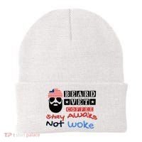 Beard vet coffee happy 4th of july Independence Day Beanie thumb 0