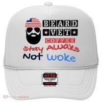 Beard vet coffee happy 4th of july Independence Day Hat thumb 0