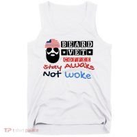 Beard vet coffee happy 4th of july Independence Day Tank Top thumb 0