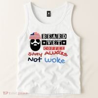 Beard vet coffee happy 4th of july Independence Day Tank Top thumb 2