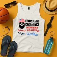 Beard vet coffee happy 4th of july Independence Day Tank Top thumb 4