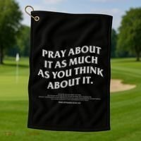 Bible Verse Christian Golf Towel thumb 1