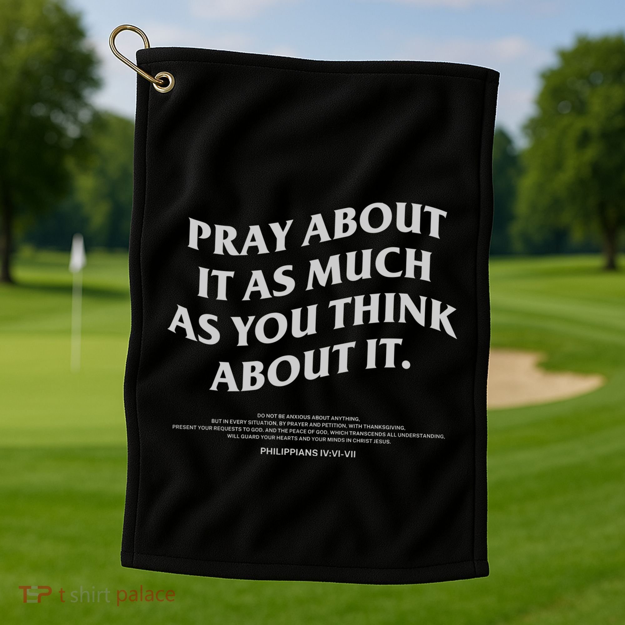 Bible Verse Christian Golf Towel