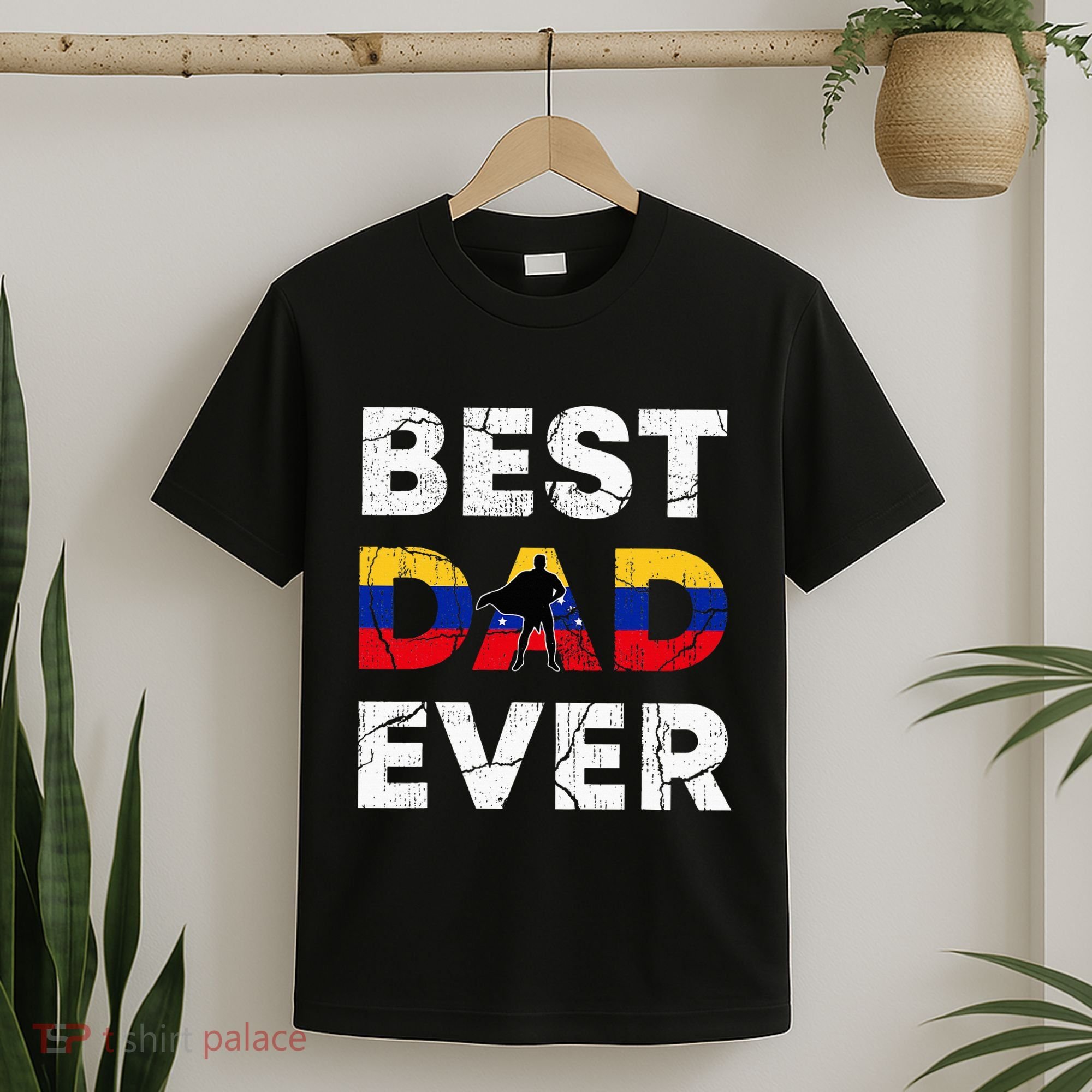 Best Venezuelan Dad Ever Venezuela Daddy FatherS Day T-Shirt